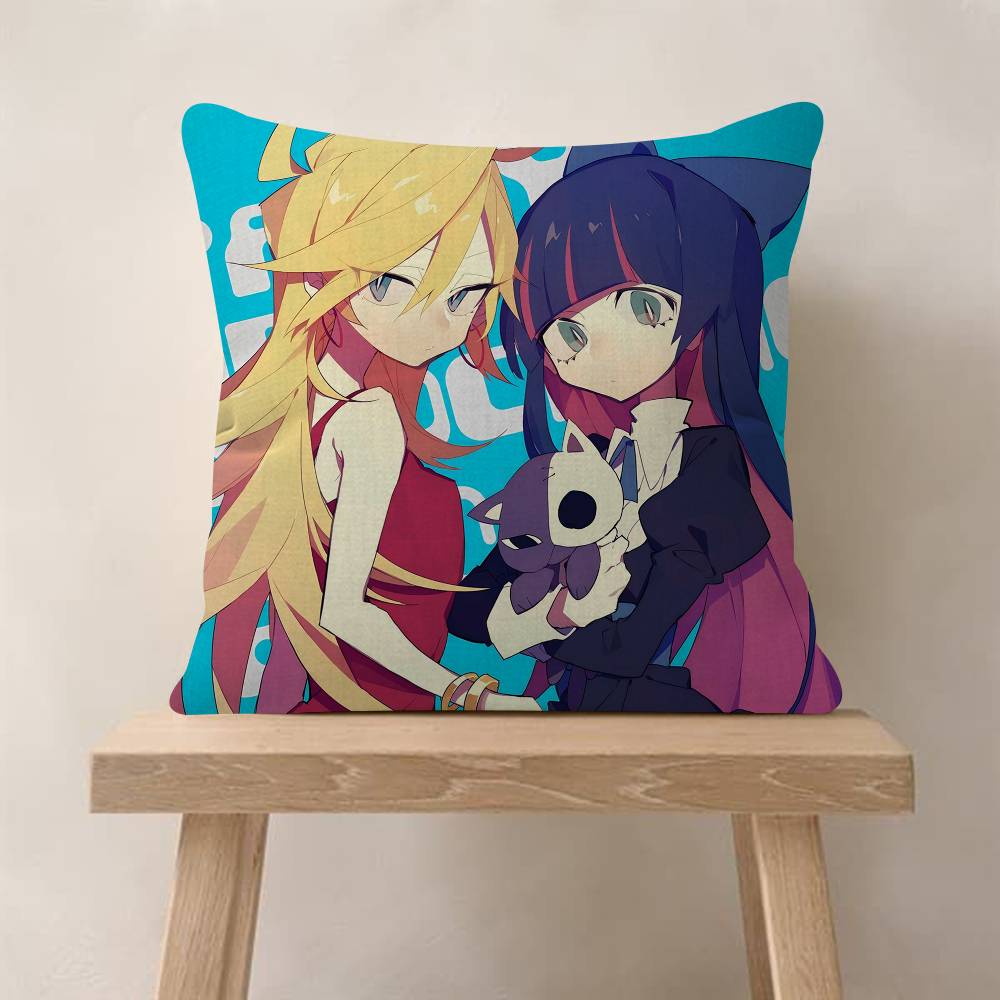 Panty And Stocking With Garterbelt Scanty Anime Office Cushion Pillowcase Car Cushion CoverXCM Lumbar Pillowcase Sofa
