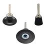 Schleifscheibenhalter 25/50/75MM Schwarzer Halter Schleifwerkzeug 1/4 Zoll Schaft 1 Stück 20000 U/min Schneller Wechsel Gummi+Stahl