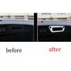Silver Aluminum Tailgate Rear Door Handle Cover Trim For Benz C-Class 2015-