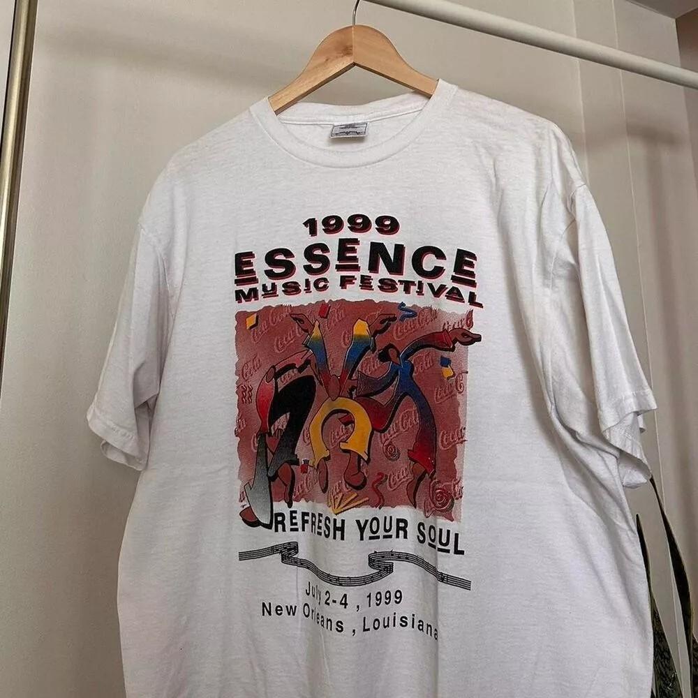 

Remake 1999 Essence Music Festival Lauryn Hill T shirt Classic Style S5XL Unisex T-Shirt L