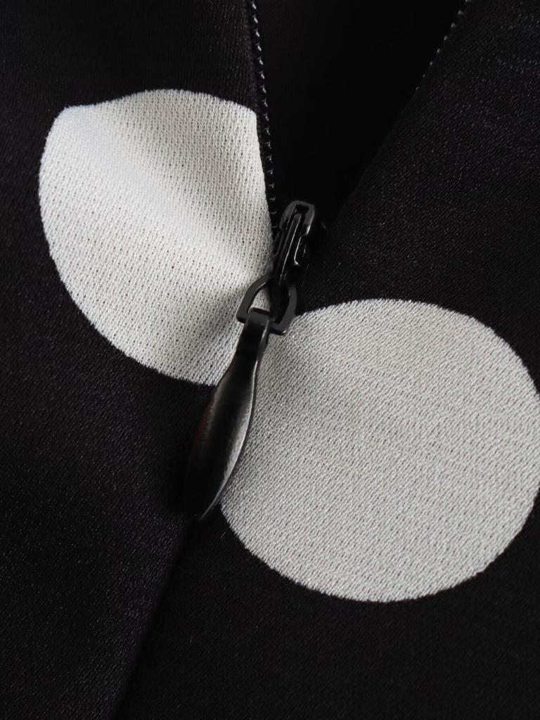 2025 Spring Women's European & American Style Polka Dot One-Shoulder Bodycon Dress