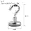 Accessories Magnet Home Decoration Hanger Garden Hook Hanging Adhesive Wall Hooks Strong Magnetic Hook Keys Holder Kitchen