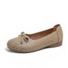 Fashion Spring Women's Shoes Slip-On Breathable Flat Round Toe Shoes Mary Jane Low Heel Casual Footwear Comfortable Sandals Woman Shoes