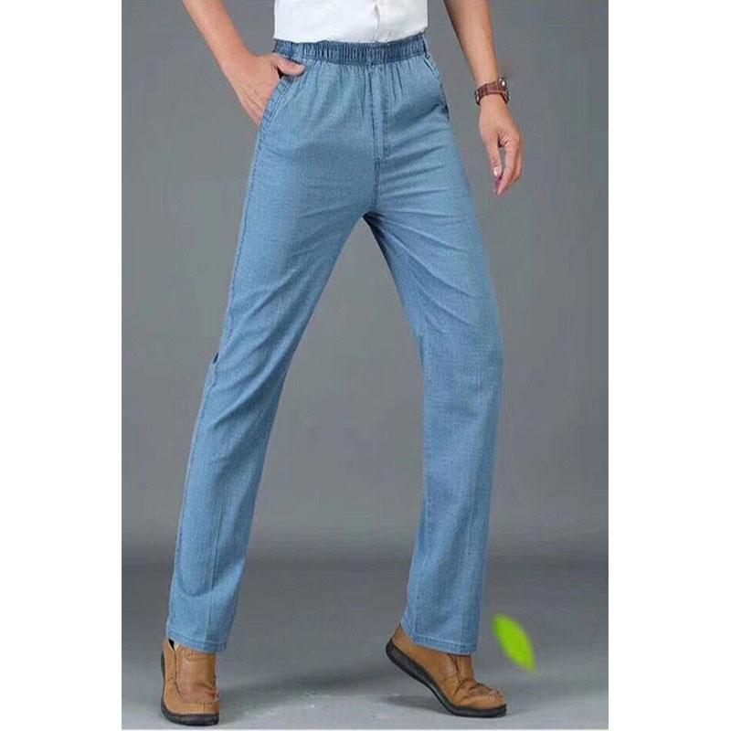 Jeans Donna A Gamba Larga Vita Alta Elasticizzati | Pantaloni In Denim Morbidi Con Tasca, Controllo Pancia | Moda 2025