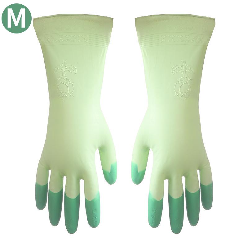 Dishwashing Gloves - Thick Rubber Latex for Washing Clothes and Doing Household Chores. Waterproof and Oil-resistant. Durable for Cleaning.