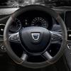 Pokrowiec na kierownicę ze skóry PU do samochodu Dacia Sandero Stepway Crossover do akcesoriów samochodowych Renault Sandero