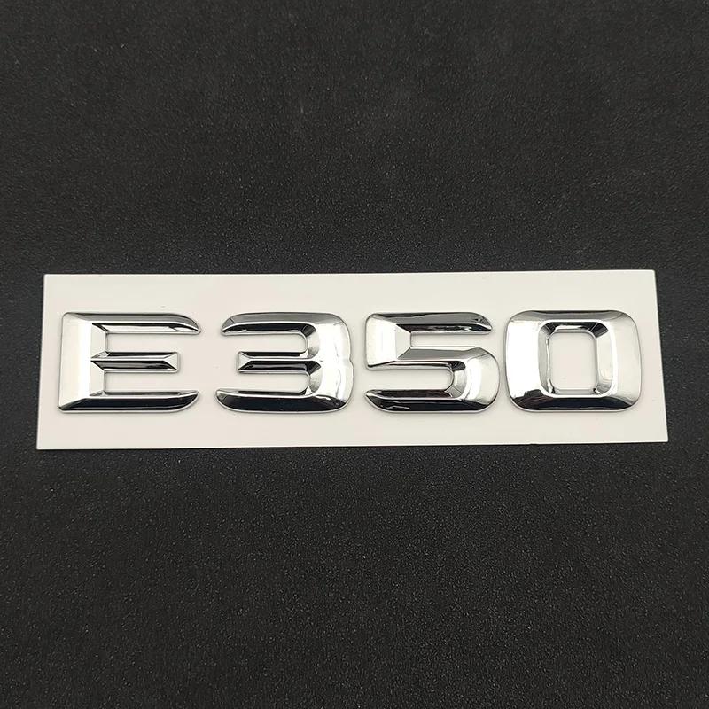 3D ABS Self-adhesive Letters For Car Stickers For Mercedes-Benz E200 E220 E260 E320 E350 CDI 4matic Emblem Trunk Accessories