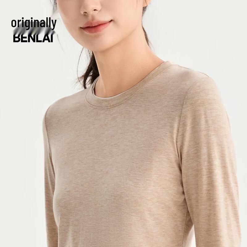 Benlai Women's Round Neck Long Sleeve T-Shirt