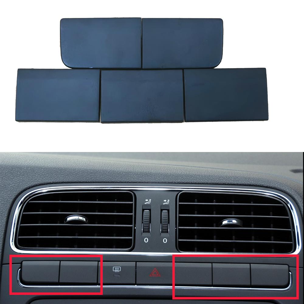 For VW POLO 2011-2016 Center Console Switch Button Cap Car Interior Accessories Rear Windshield Heating/Emergency Light Button