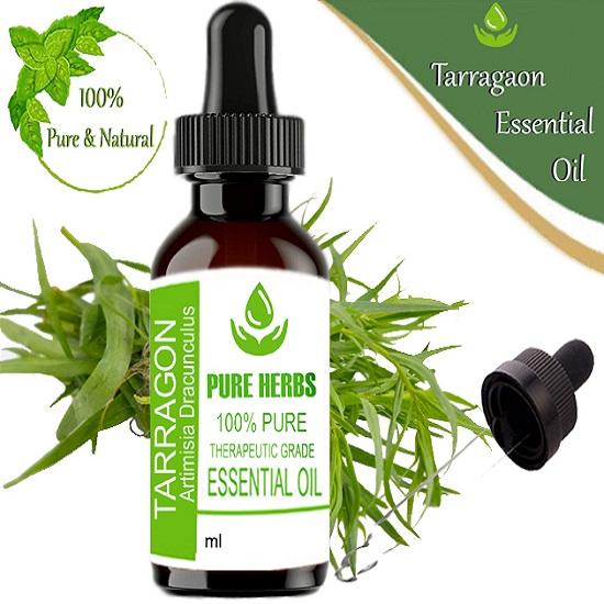 

Pure Herbs Tarragaon oil (Artemisia dracunculus) Pure & Natural Therapeutic Grade Essential Oil Plastic with Dropper 10 ml