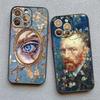 Art Painting Phone Cases For iPhone 11 12 13 14 15 16 Pro Max X XS XR 7 8 Plus SE2 15 14 Plus 13 12 Mini Shockproof Case Cover