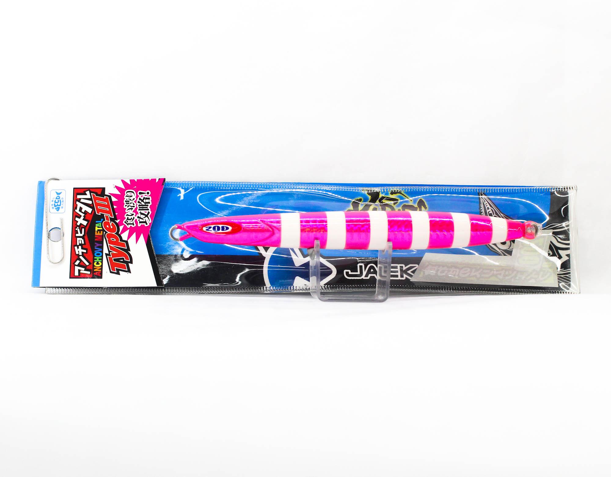 

Jackall Metal Jig Anchovy Type 3 Flutter 200 grams Pink Glow (0095)