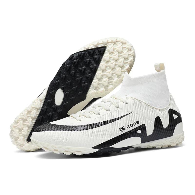 Fashion Pink Soccer Boots Men Professional Lightweight Sock Men's Football Shoe Outdoor Non-slip Original Football Boot Sneakers