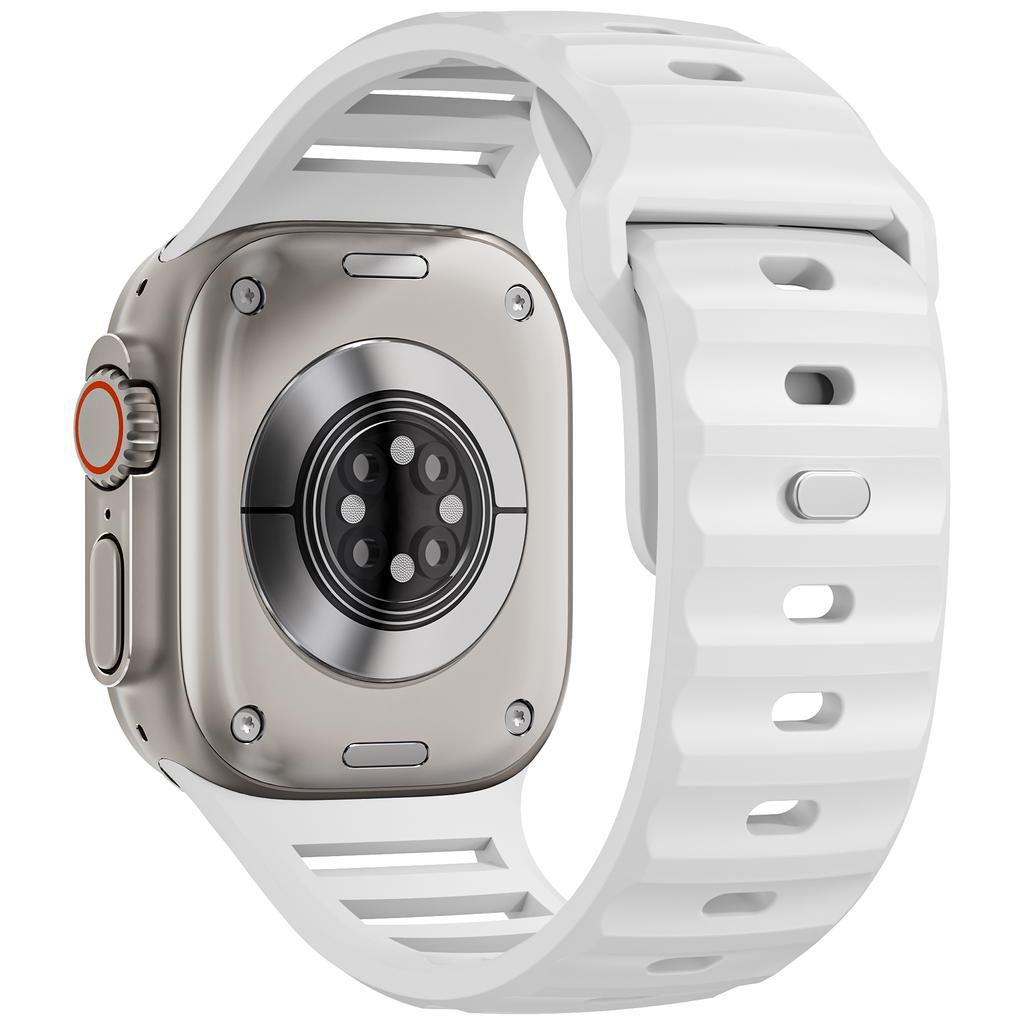 Sport Silikonband für Apple Watch Ultra 2 Strap 49mm 45mm 44mm 42mm Correa Smartwatch Armband iWatch Serie 9 8 7 6 5 SE