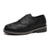 Men Casual Leather Shoes Comfortable Non Slip Walking Footwear for Business Commuting Driving Travel and Daily Wear