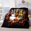 Custom Name Five Nights horror Theme Blanket bed sofa Blanket Flannel Blanket for Camping, Hiking, Picnic Essentials,gift for family and friends