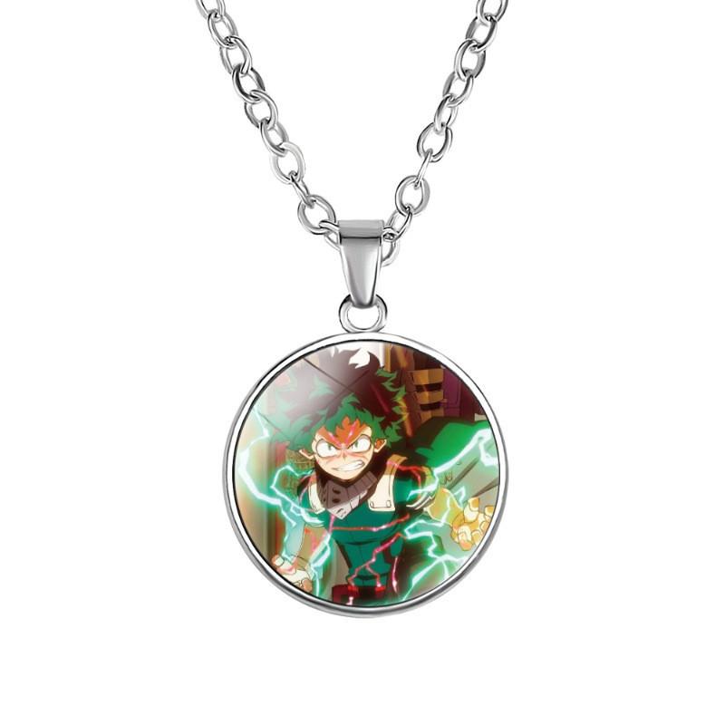 My Hero Academia Pendant Necklace Handmade Alloy Cartoon Character Jewelry