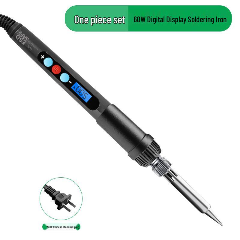 Digital Display Temperature Control Electric Soldering Iron Set for Home Repair & Welding