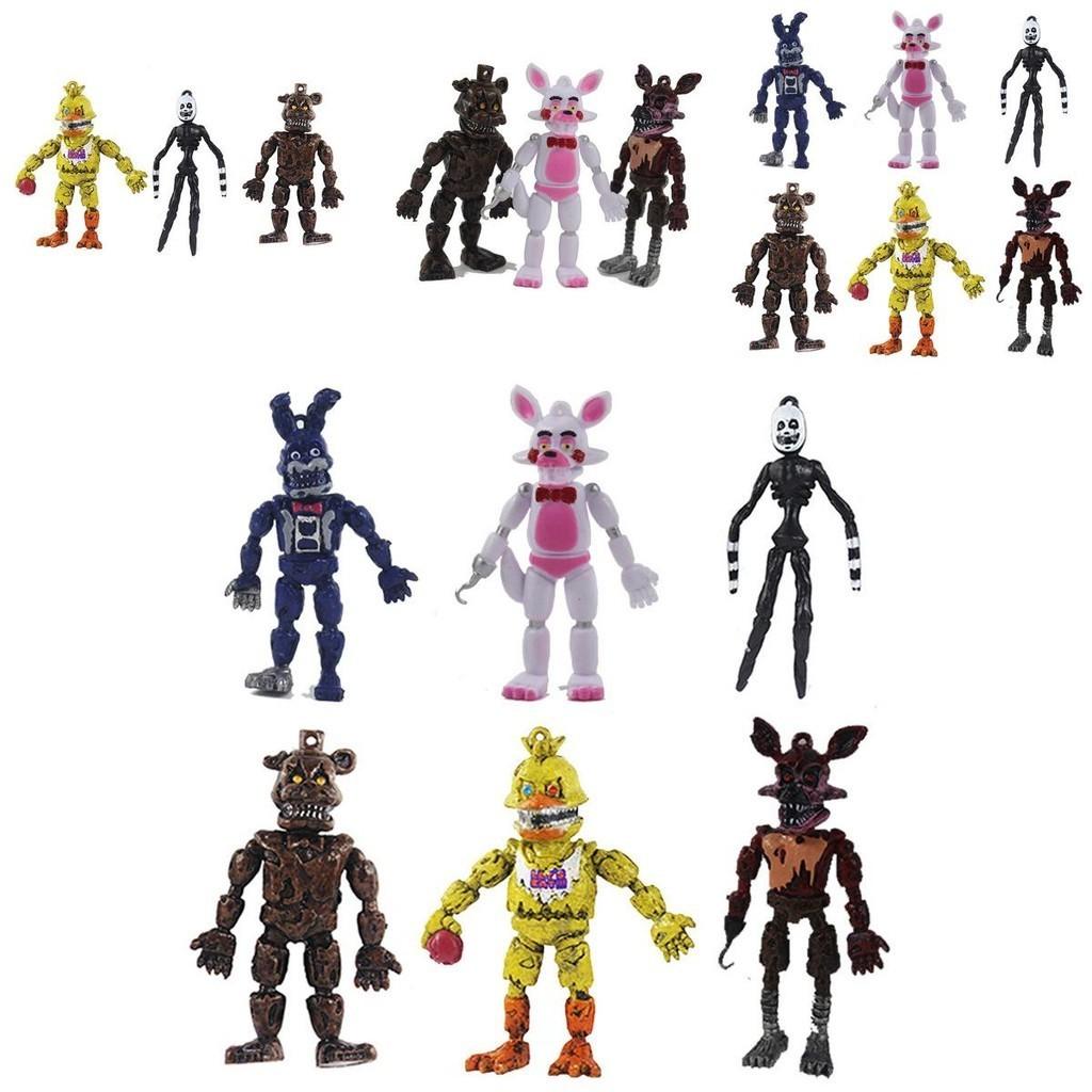 New Arrival 6pcs Fnaf Five Nights At Freddy's Miniature Game Collection