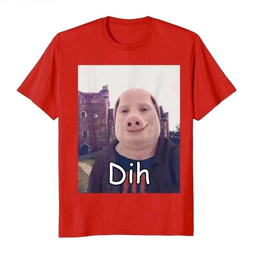 

John Pork Dih Funny Internet Brainrot Tshirt for Women T Shirts Sleeve Tops Summer Short Sleeved Harajuku Streetwear Tops Tees 4XL