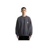MLB New York Yankees FW22 Solid Color Pullover Crewneck Sweatshirt Men sweatshirt Dark-Gray 3AMTB0526-50CGS