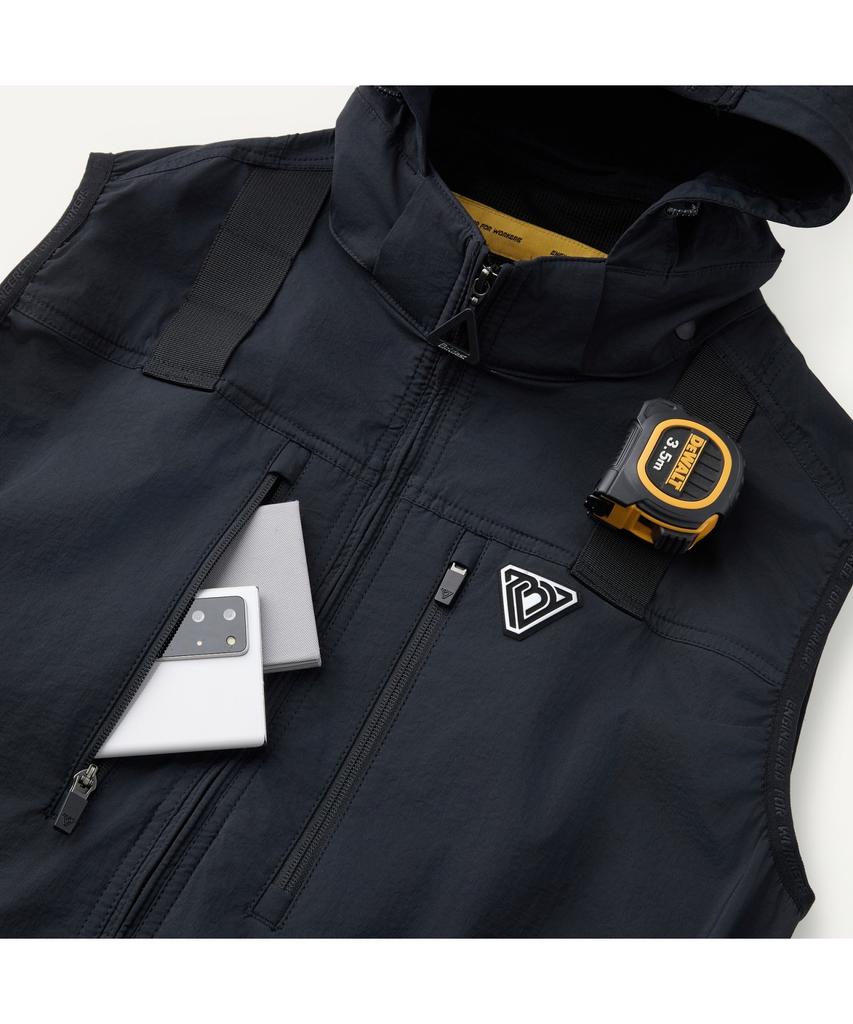 Boldest Aero Vest Hoodie (Top Type) 2By1X26006Bks