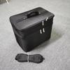 Large Capacity Professional Makeup Organizer Bag with Heat Resistant Curling Iron Pouch for Cosmetics