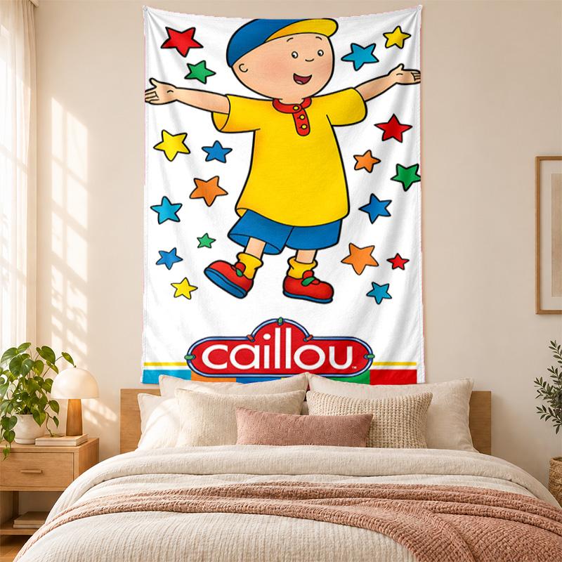 Caillou Tapestry highquality for decorating living room bedroom dorm walls ideal as bedroom wallart orholiday gift