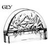 Anti-tip Paper Towel Dispenser Tissue Holder, Crystal Glass Modern Style, Durable Scratch-Resistant Napkin Holder for Restaurant Organizer,