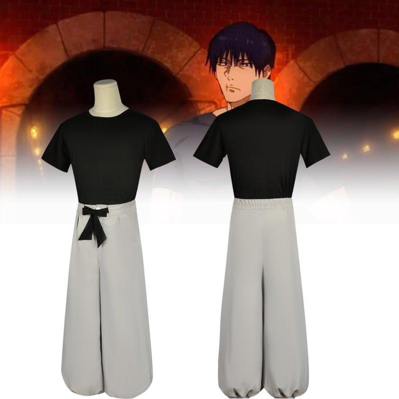 Jujutsu Kaisen Fushiguro Toji Cosplay Costume Set Performance Clothing Suit