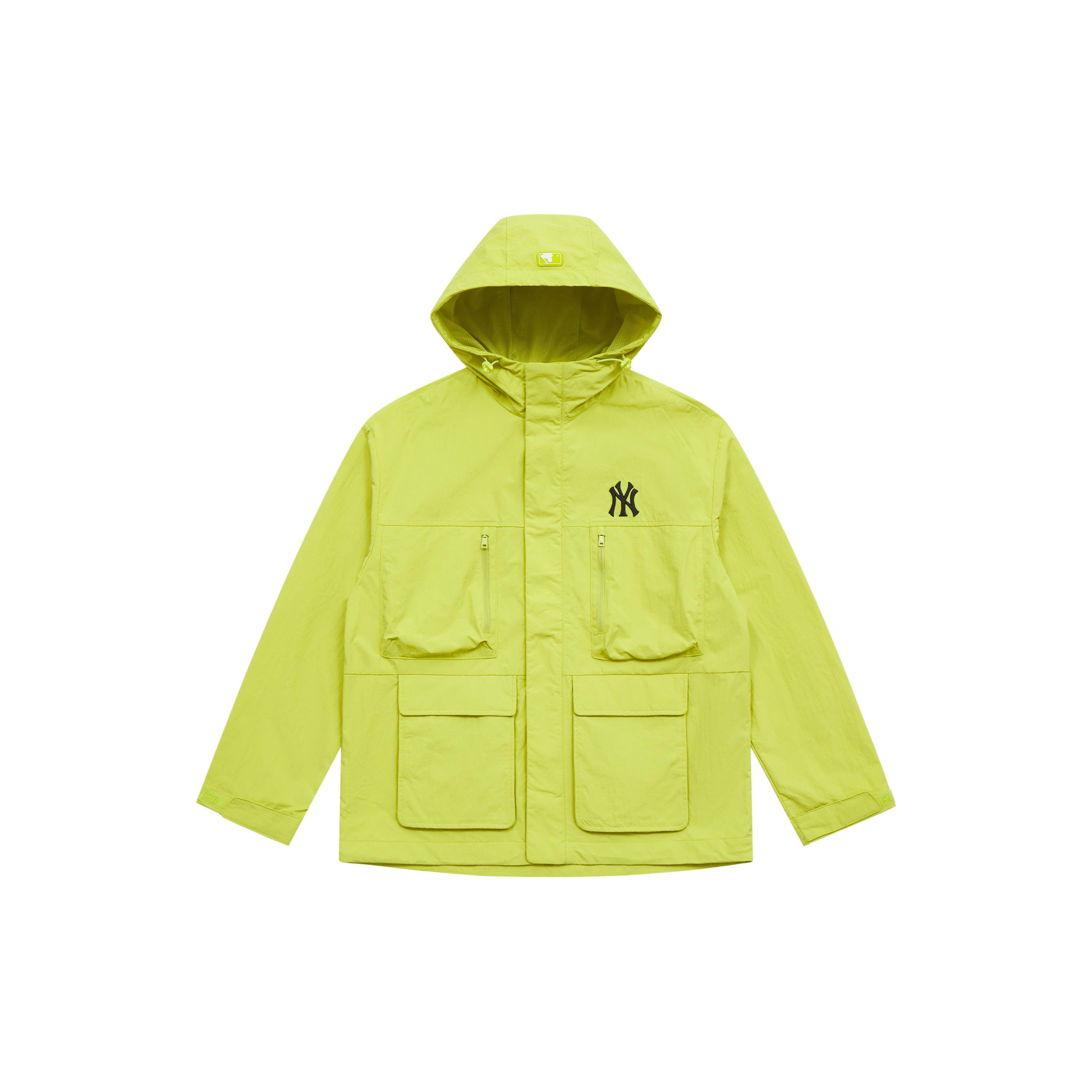 

New MLB New York Yankees Jackets Coats Unisex Light Olive Green 3AWJB0751-50OLL XL