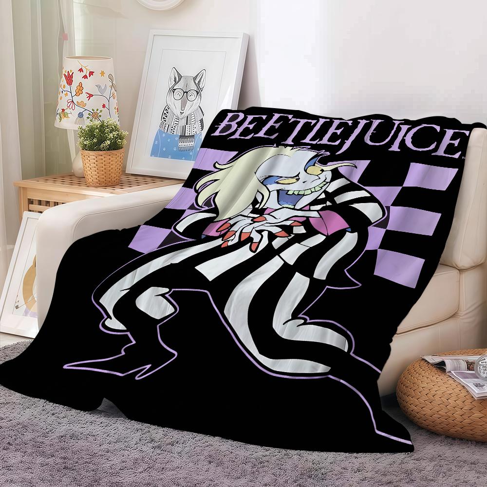 Horror movie B-beetle J-Juice Blanket For Sofa Office Bed Plane Travel Sleep Read Relax Camping Soft And Warm