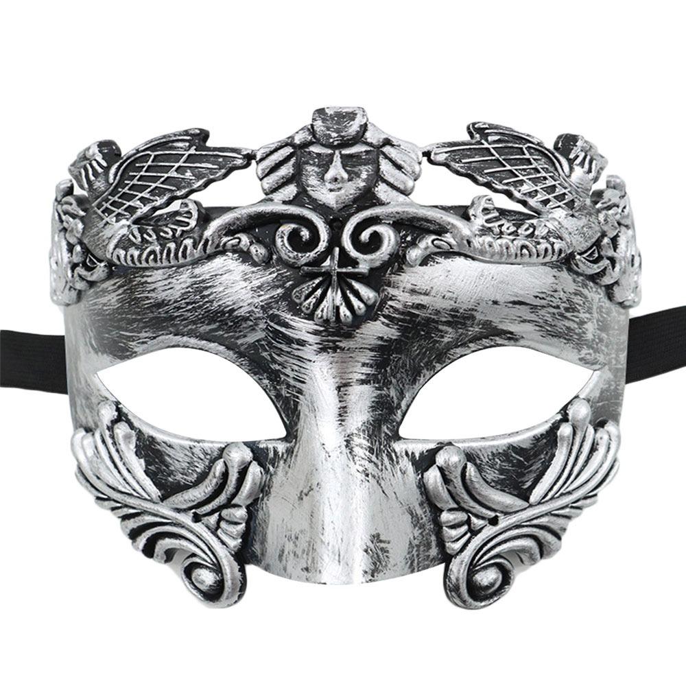 Fashion Cosplay Halloween Mask Ancient Greek Venetian Masquerade Mask Roman Festival Costume Party Supplies for Men