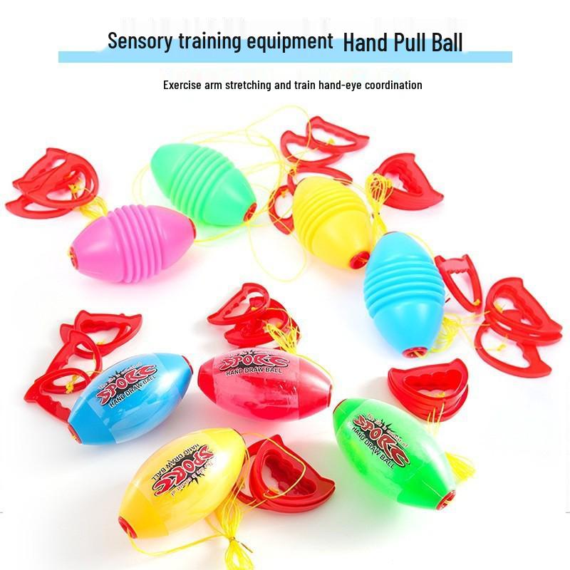 Pom-Pom Elastic Sensory Balls for Parent-Child Interaction and Kindergarten Activities