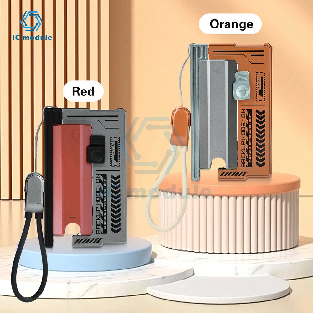 1-cells Lödfritt 21700 Powerbank-skal 22,5W Snabbladdning DIY Powerbank-låda Levereras med kabel Inkluderar inte batterier