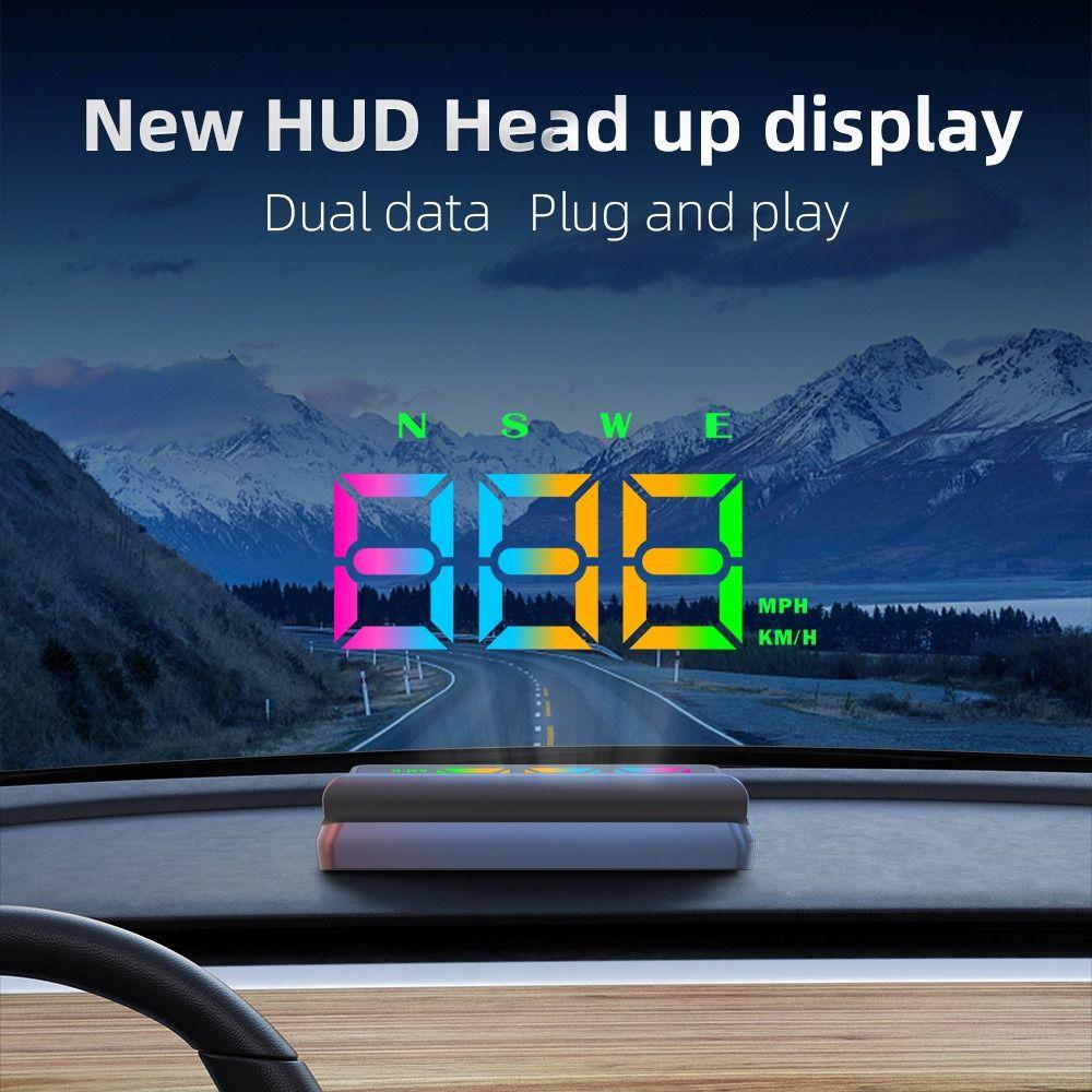 HUD Car Head Up Display Universal GPS Digital Speedometer Windshield Projector Car Digital