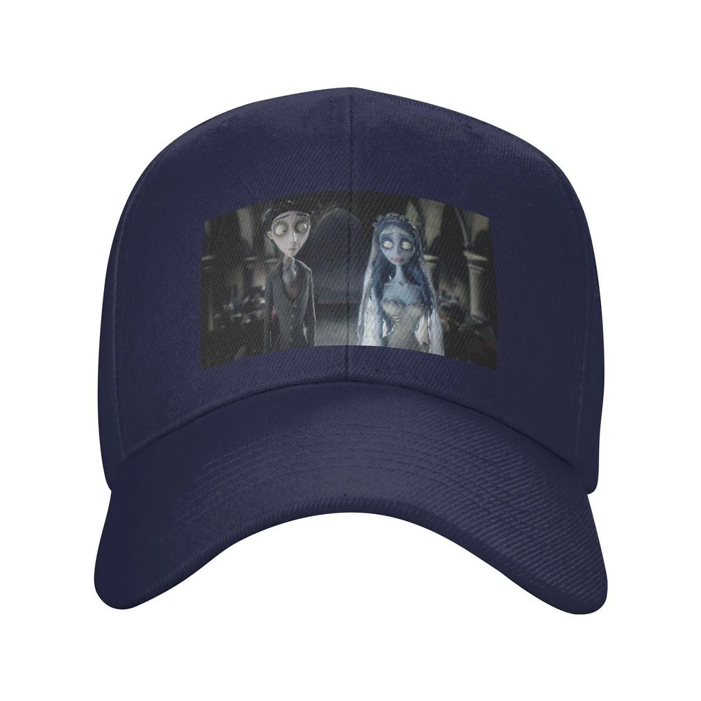 Unisex Baseball Hats Victor And Emily Tim Burton's Corpse Bride Outdoor Streetwear Summer Sports Baseball Caps Casquette Hats