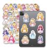 50 Cartoon Skirt Princess Children's Reward Crown Little Girl Doodle Stickers DIY