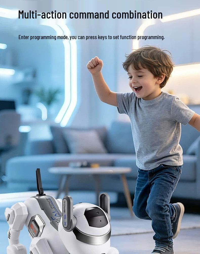 Bionic AI Robot Dog: DeepSeekAI Interactive Dialogue Toy