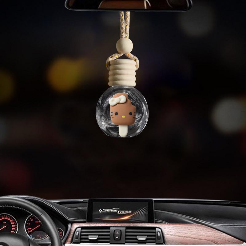 Cartoon Car Air Vent Perfume Bottle Ornament