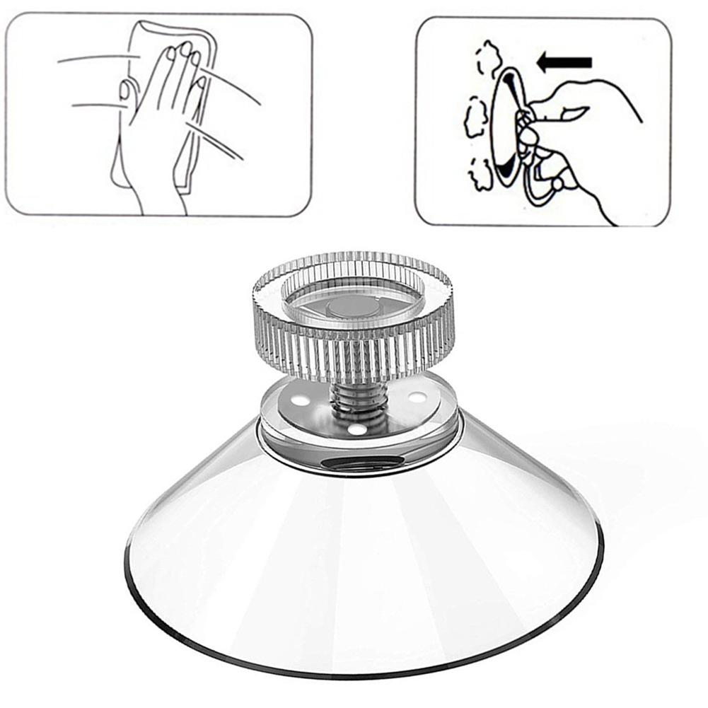 4/8 Pcs Suction Cup Accessories Clear Suction Nut PVC