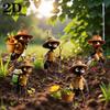 2D Flat 5Pcs Ant Acrylic Garden Decor Set Reusable For Yard Lawn Planter Outdoor Ornaments Gift