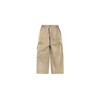 WE11DONE FW23 Solid Color Pleated Loose Casual Cargo Pants Unisex Pants Brown WD-DP3-23-302-W-BG