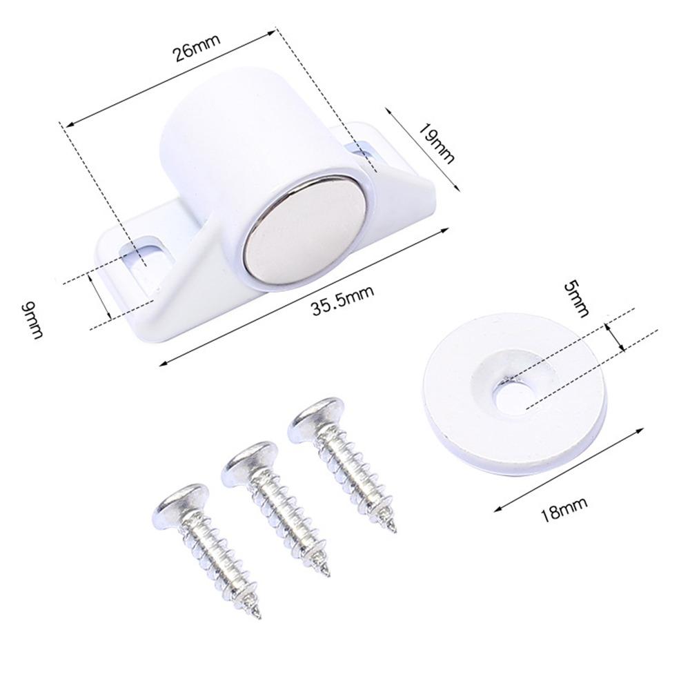 No Punching Magnetic Door Stopper Easy To Install Wardrobe Stopper New Door Lock Buckle  Cupboard