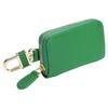 Genuine Leather Car Key Holder Universal Key Zipper Key Case Green [uxcell] Case, Holder, Bag, Men's & Women's,