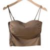 Tube Top Seamless Underwear Women's One Cup Simple and Versatile Beauty Back Sling Removable Shoulder Strap Bra Summer Thin