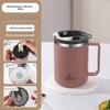304 Stainless Steel Double Wall Insulated Coffee Mug with Handle 6 Hour Heat Retention for Commute Travel Use 1PC