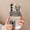 Case For Samsung S24 Plus Ultra Dinosaur Soft Liquid Silicone Lens Protection Anti Choc Cover For Galaxy S 24 S24+ S24Ultra Capa