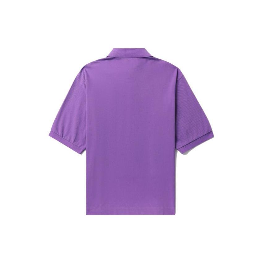 Acne Studios Polo Shirts Men's Purple Moderate Straight Fit BL0326-PPL