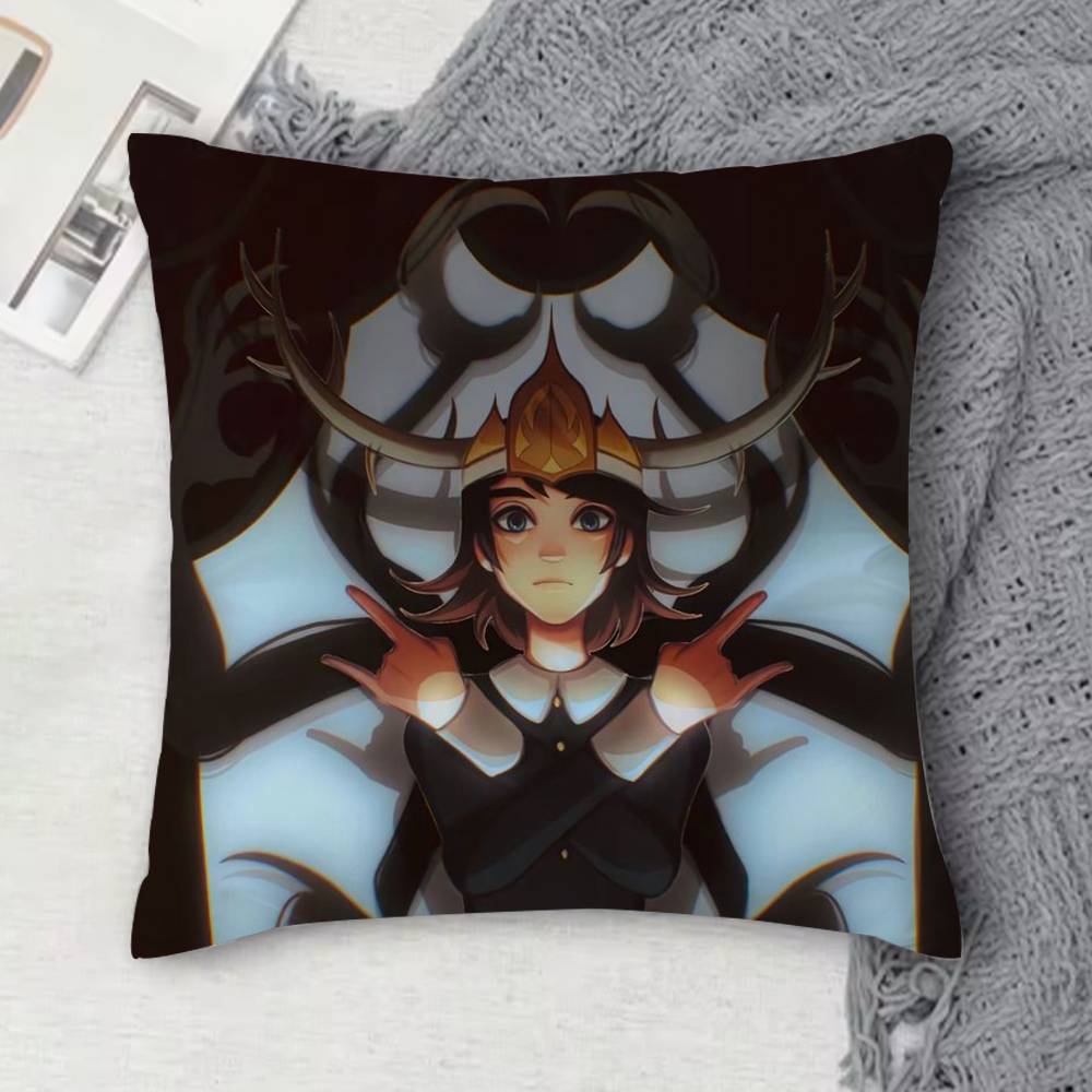 Haunted Hotel Doublesided Printed Square Decorative Cushion Cover for Sofa Living Room Home Decor